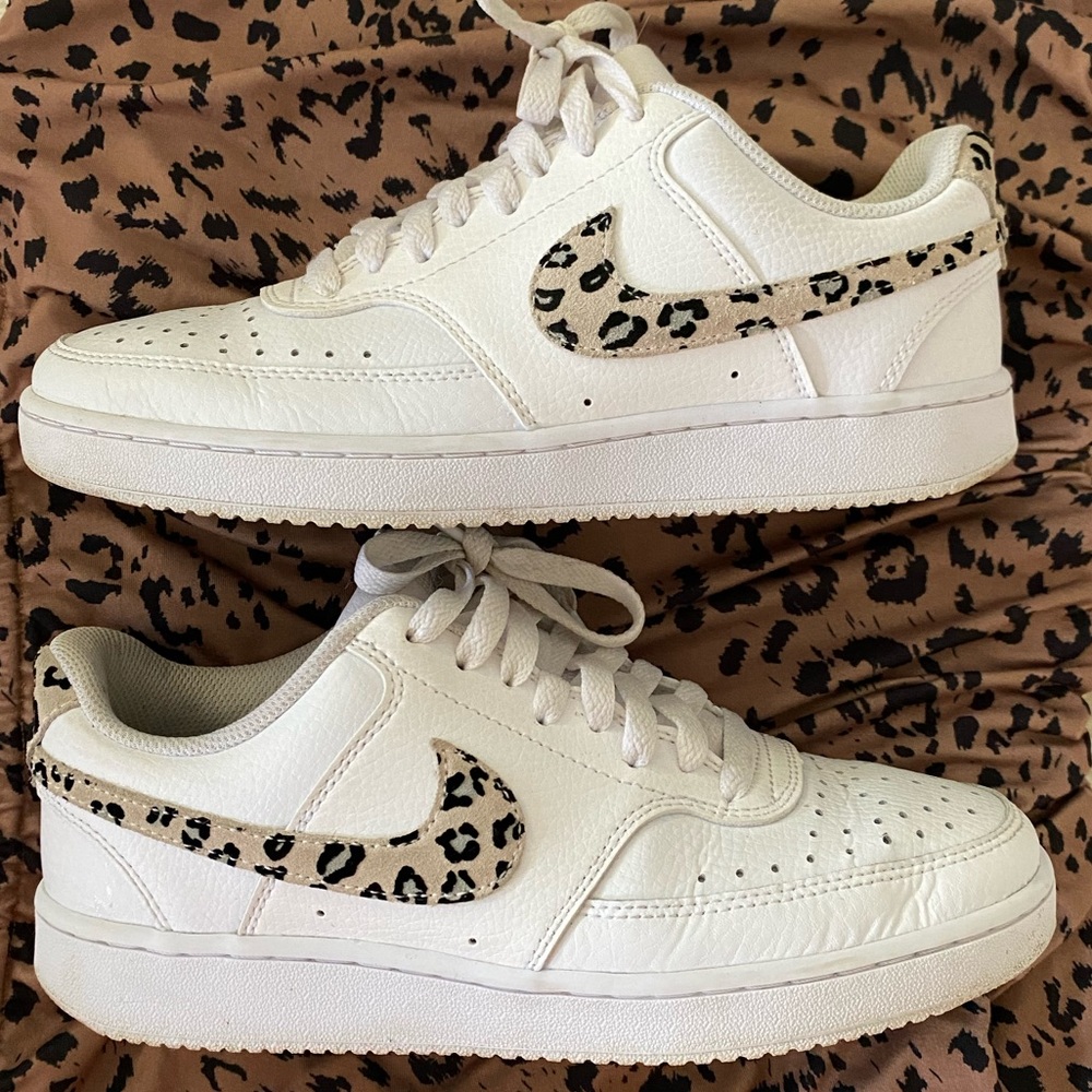 Nike Court Vision Low - Leopard